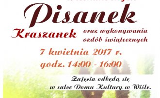 Plakat dotyczący warsztatów Wielkanocnych